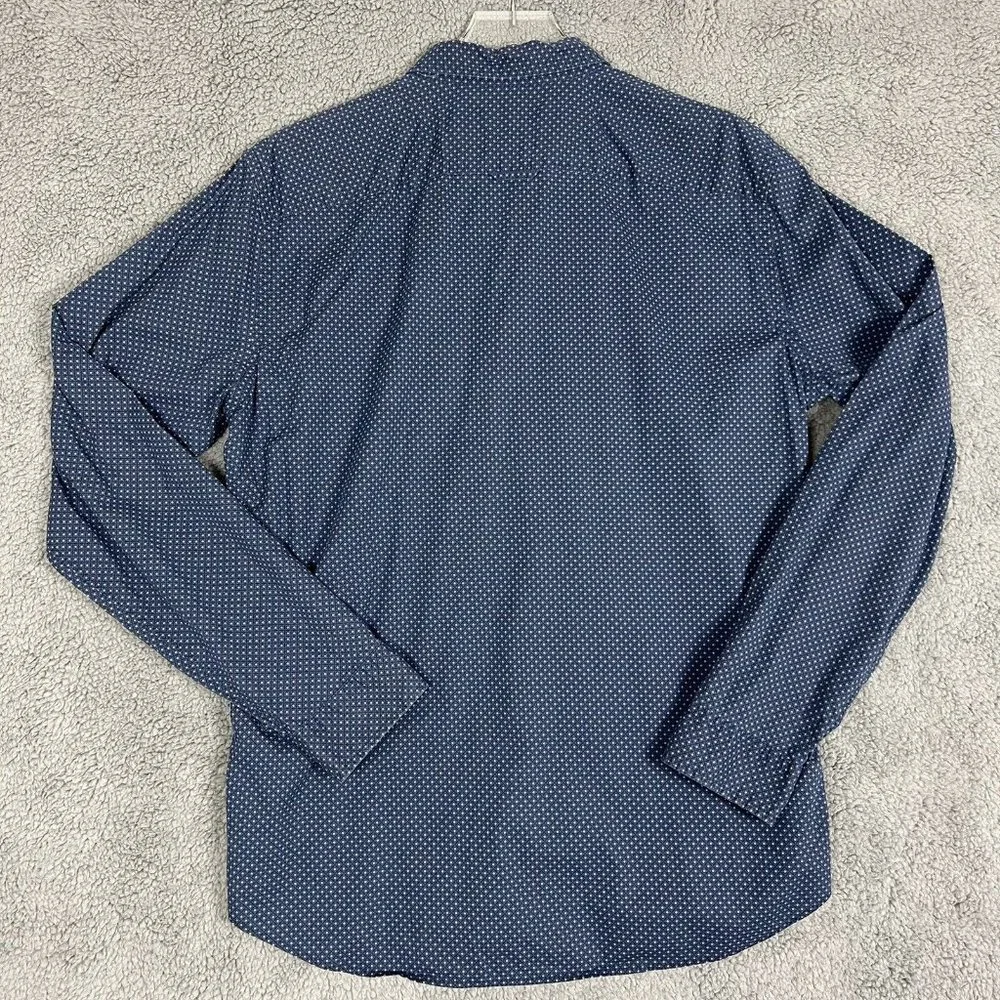 Vince Shirt Mens Large Blue Button Down Long Sleeve Mens Large - Picture 8 of 9